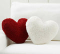 Tecentriq Faux Fur Heart Pillow