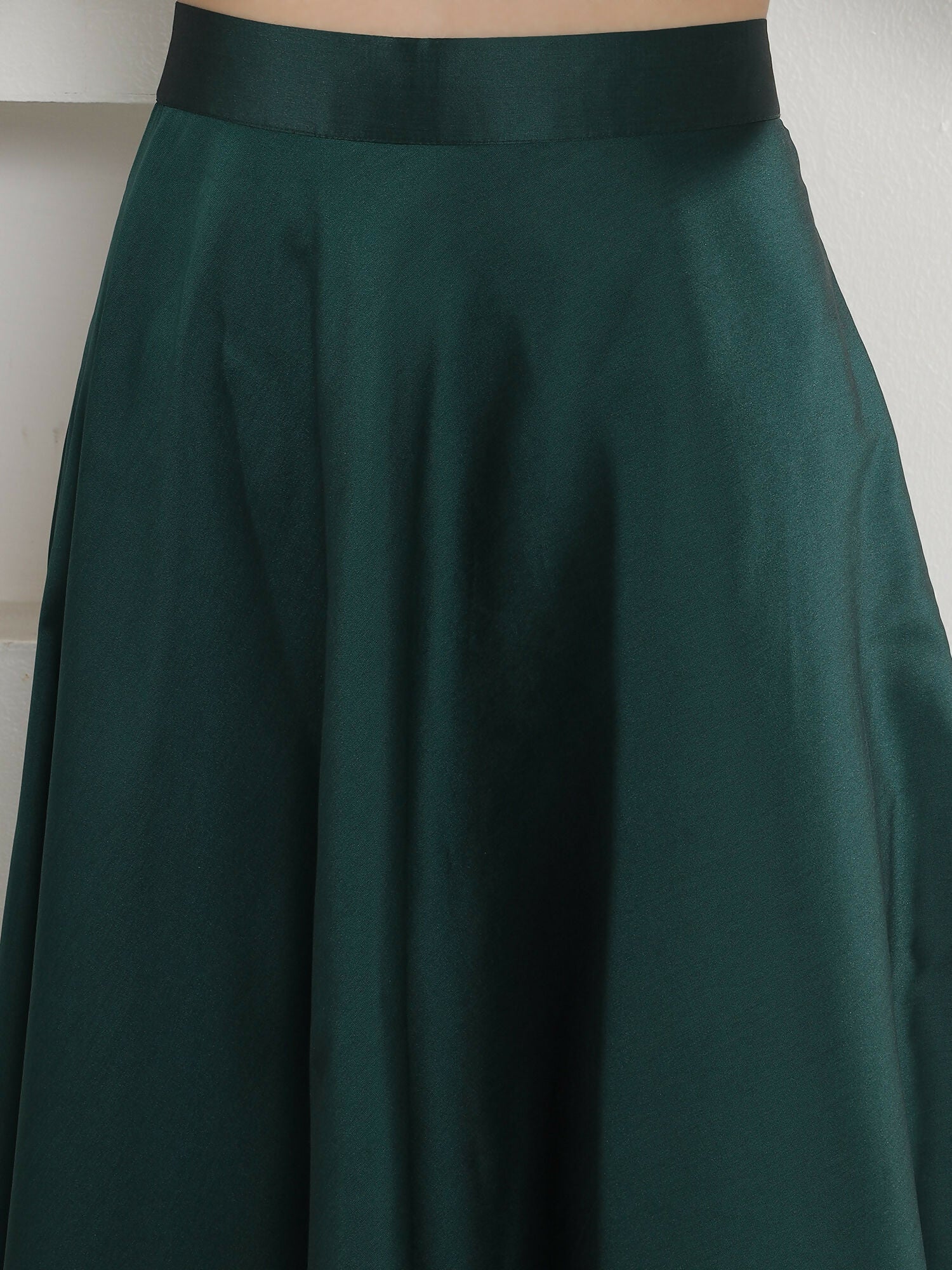 Joban Fashion Green Lehnga Top And Dupatta Set
