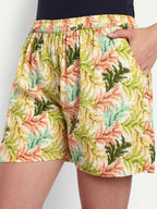 Alvano Printed Light Green Boxer Shorts