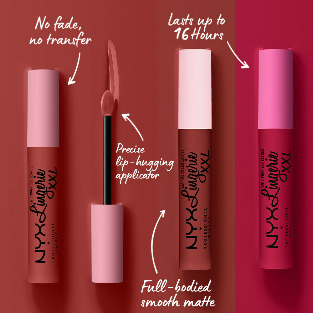 NYX Professional Makeup Lip Lingerie XXL Matte Liquid Lipstick - Peach Flirt