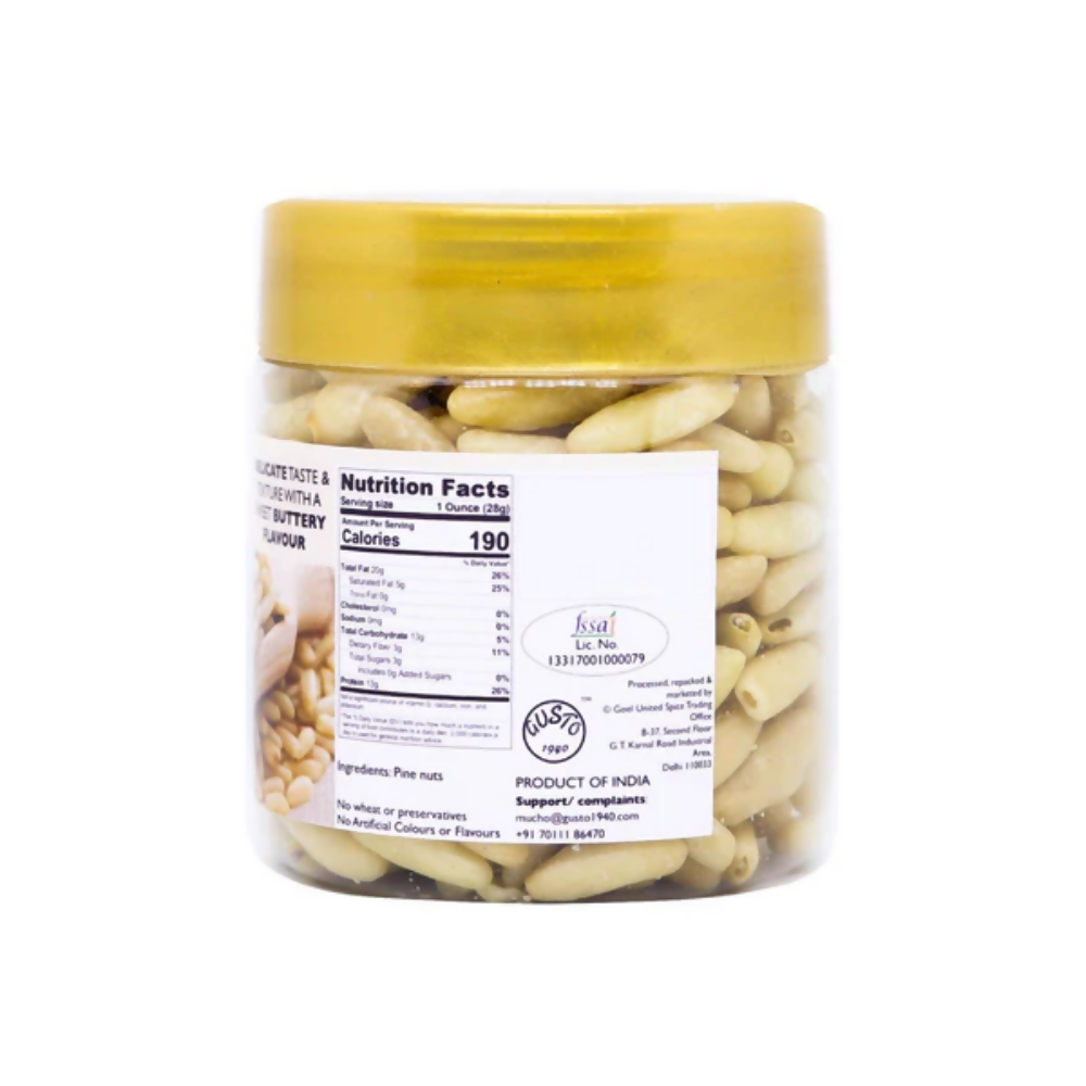 Tassyam Organics Ultra Pine Nuts - Distacart