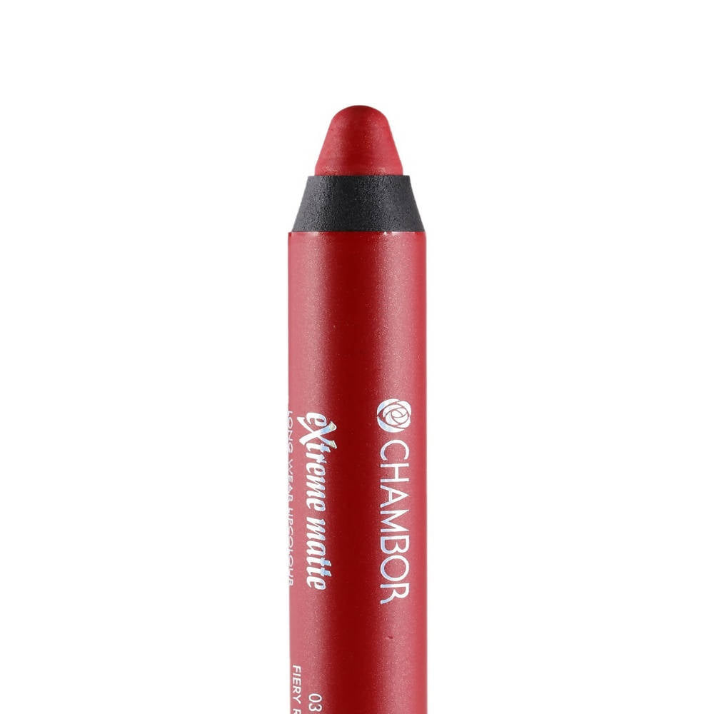 Chambor Fiery Red 03 Extreme Matte Long Wear Lip Colour