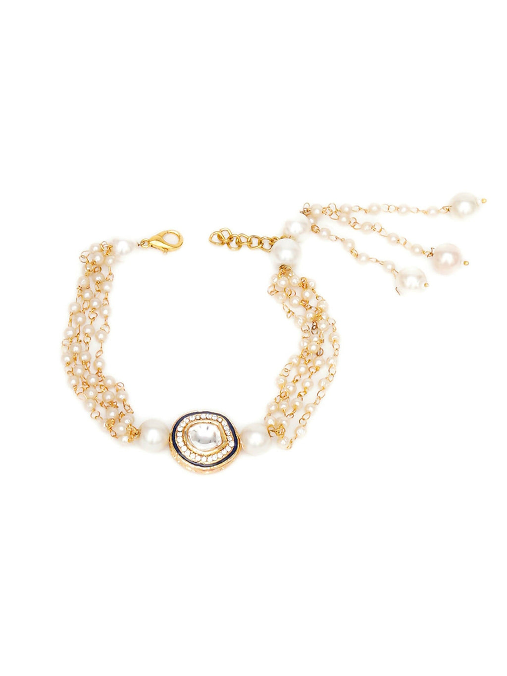 Designer kundan Rakhi - Ruby Raang - Distacart