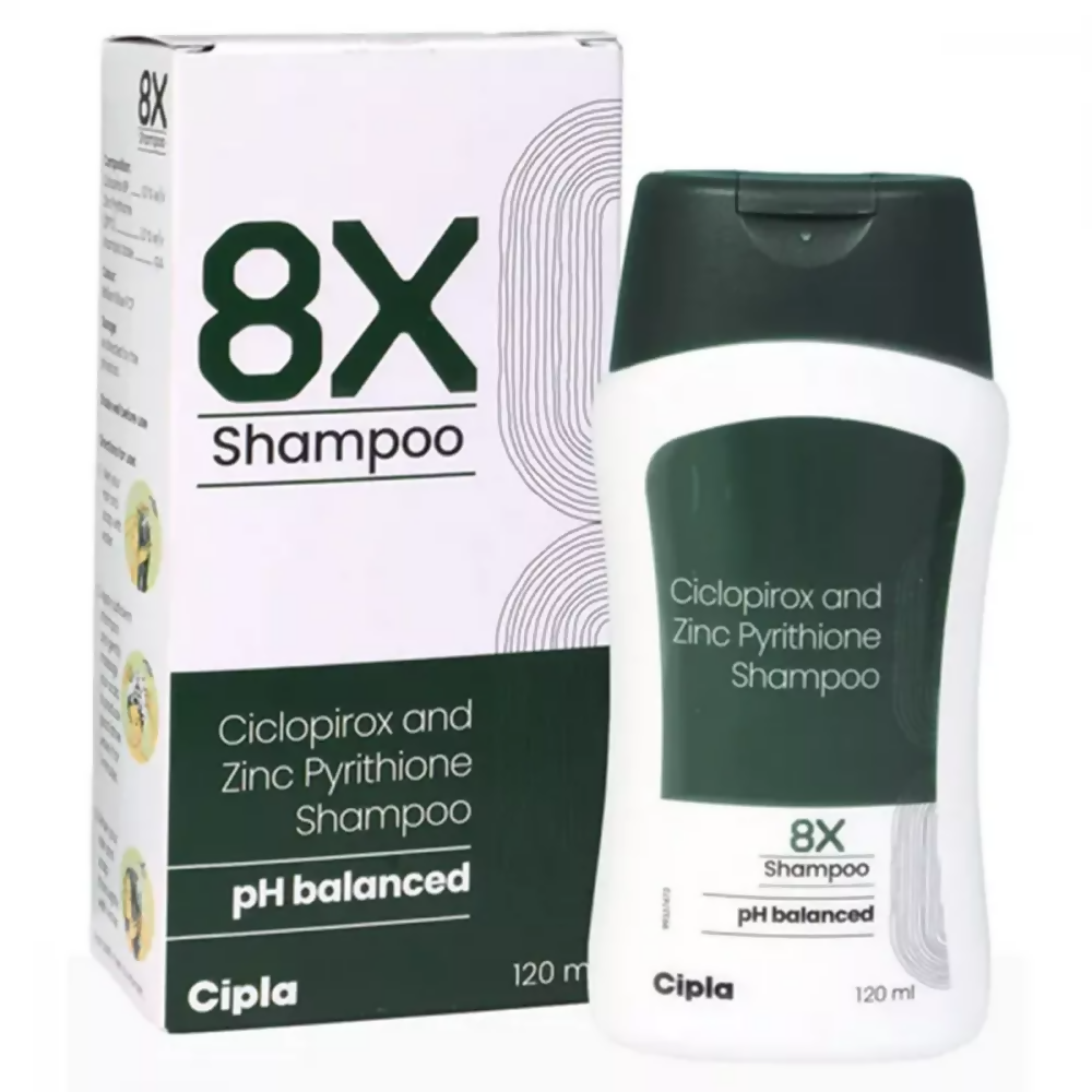Cipla 8X Shampoo with pH Balanced - Distacart