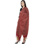 A R Silk Golder Box Regular Dupatta Color Mehroon Dupatta or Chunni