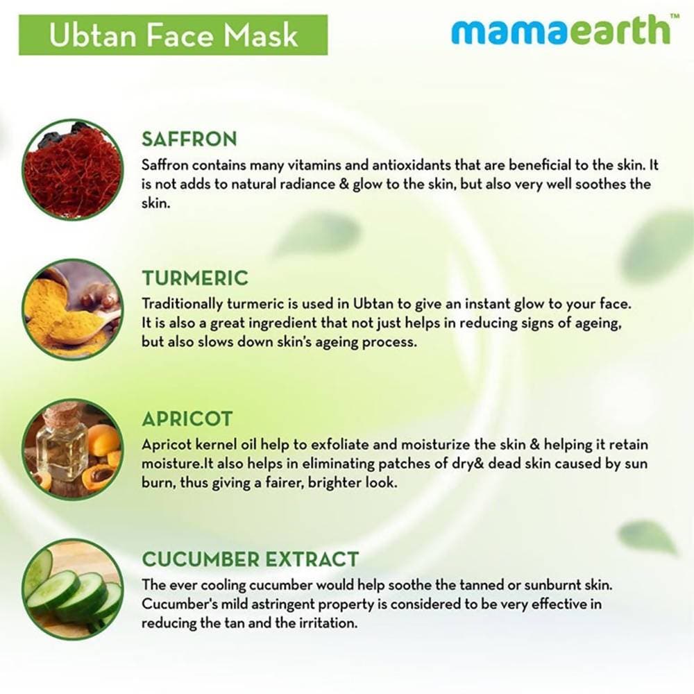 Mamaearth Ubtan Face Mask - Distacart