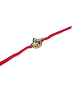 Designer kundan Rakhi - Ruby Raang - Distacart