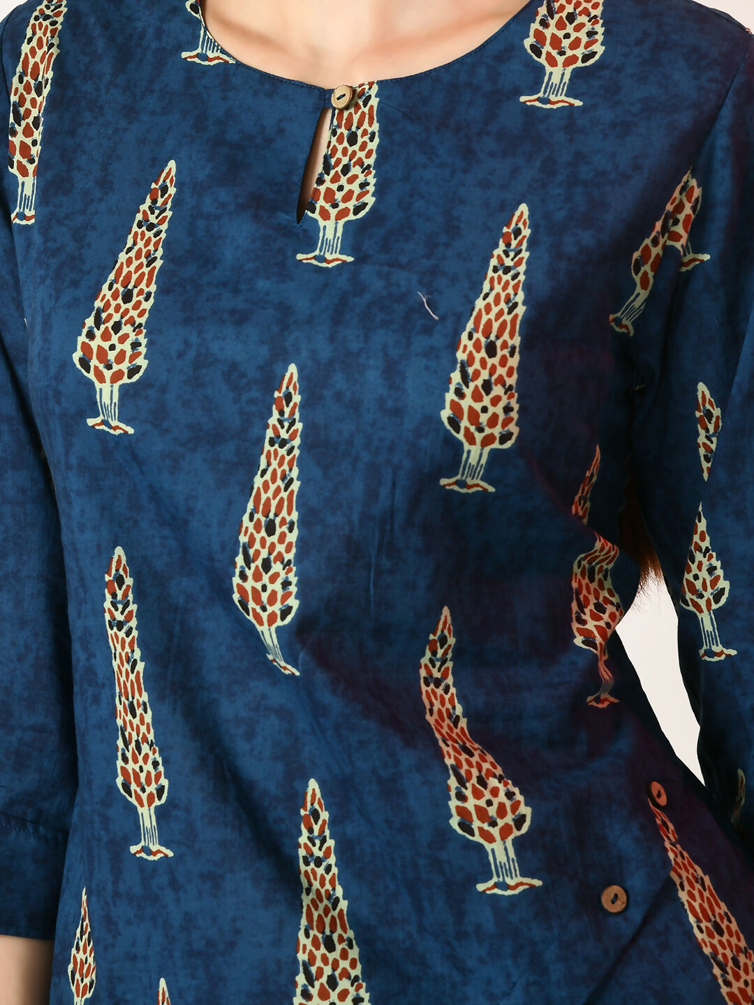 Myshka Women's Blue Printed Top