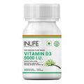 Inlife Vitamin D3 5000 IU Capsules Without Gelatin