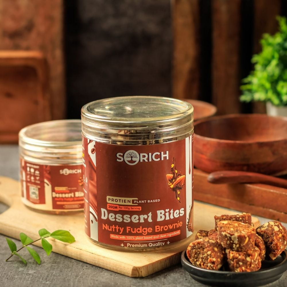 Sorich Organics Nutty Fudge Brownie Bites - Distacart