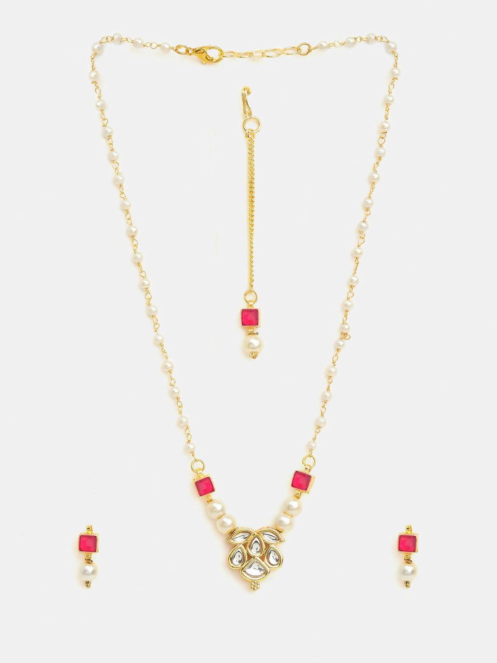 Ruby Raang Mannat Kundan Set - Distacart
