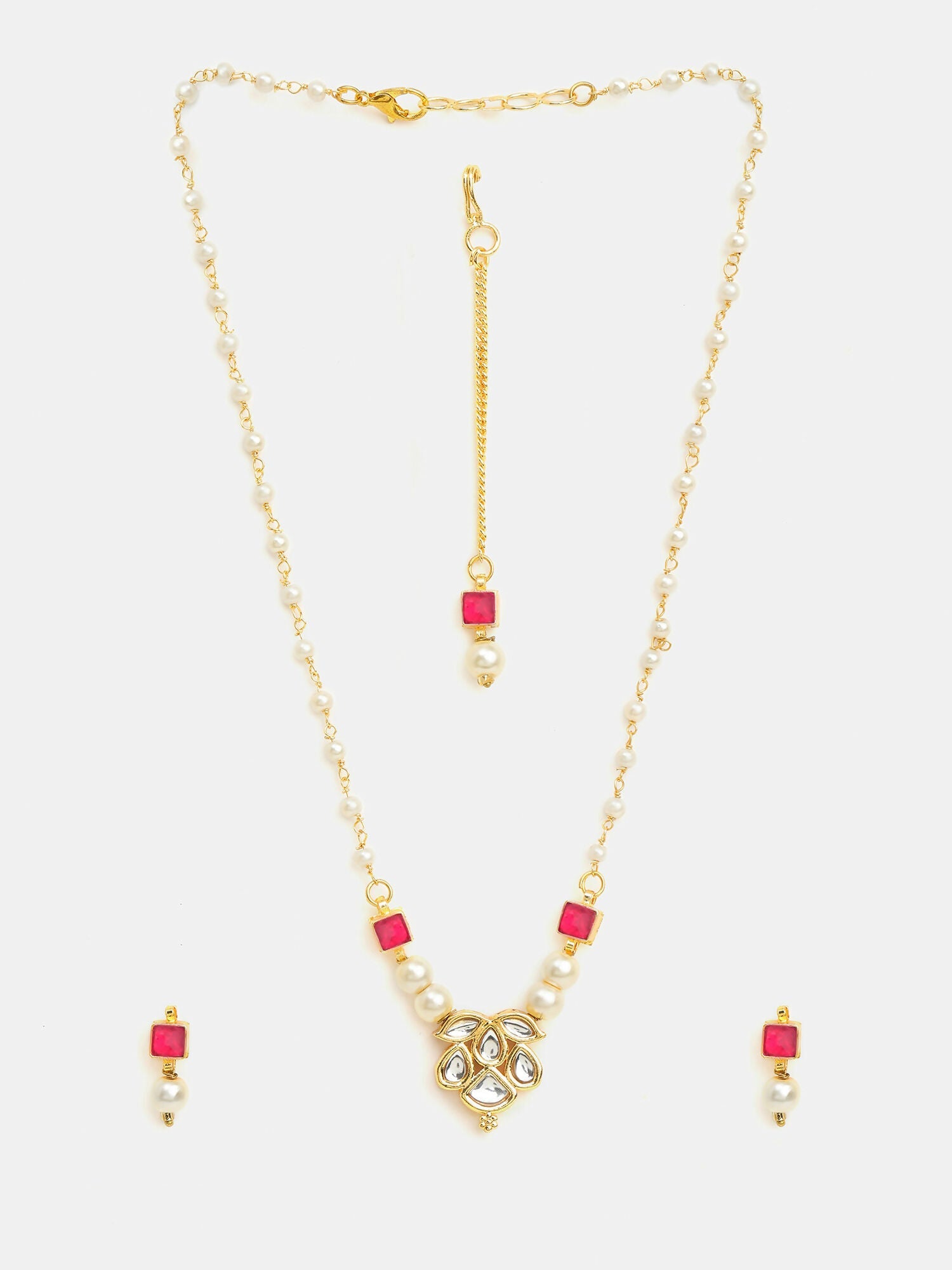 Ruby Raang Mannat Kundan Set - Distacart