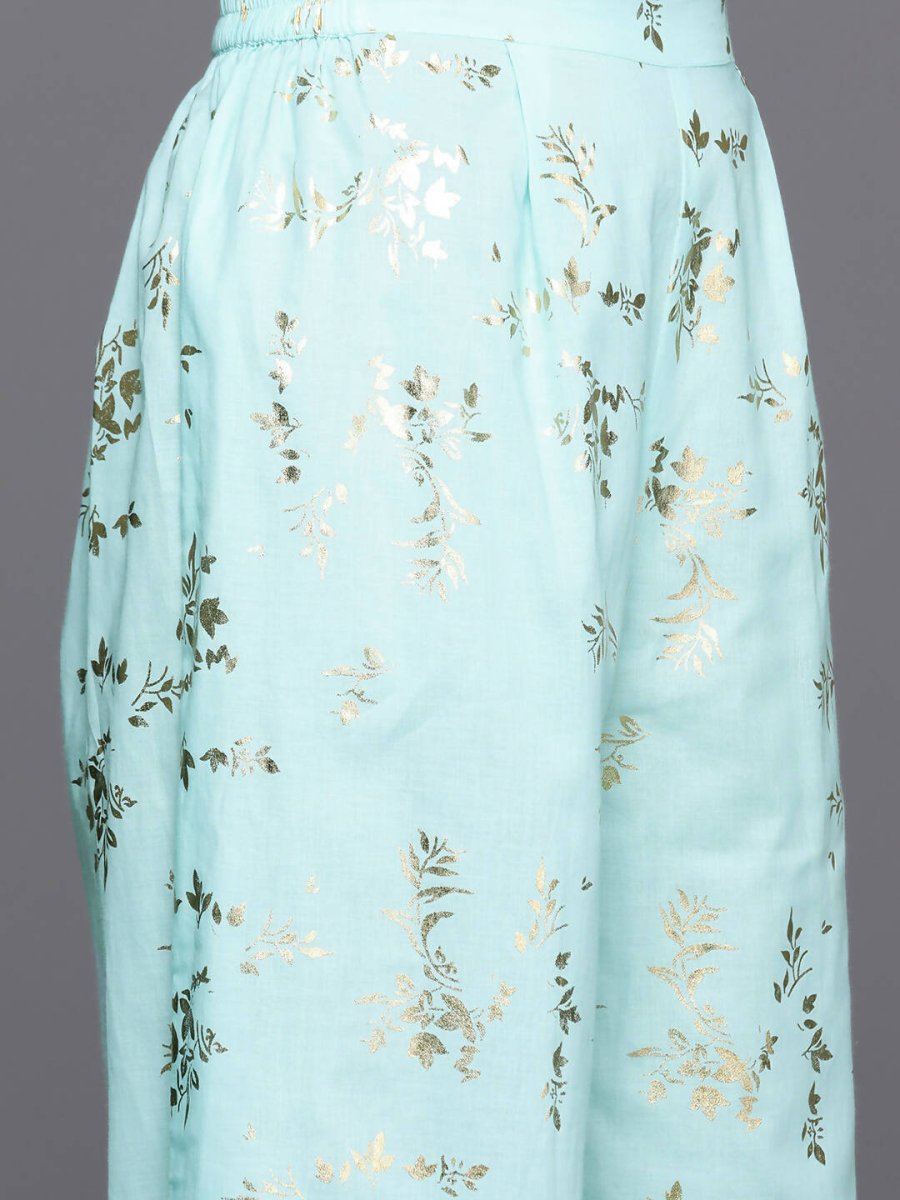 Ahalyaa Women's Traditional Wear Co-ods - Blue