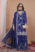 Teeya Creation Blue Color Vichitra Silk Embroidery Work Wedding Wear Palazzo Set - Distacart