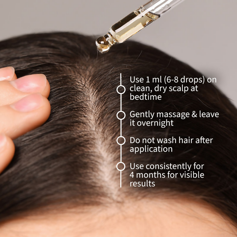 Oziva Advanced Hair Growth Serum to Rebalance Scalp Microbiome - Distacart