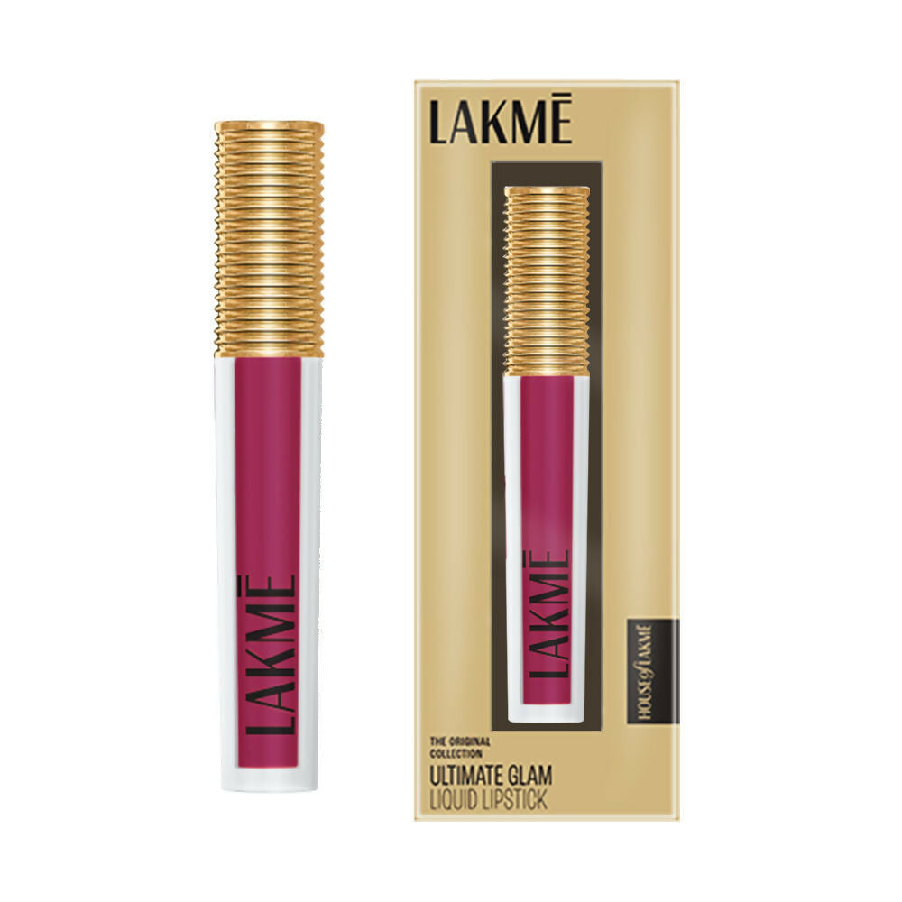 Lakme Ultimate Glam Matte Liquid Lipstick - Pink Glam