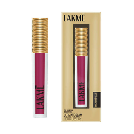Lakme Ultimate Glam Matte Liquid Lipstick - Pink Glam
