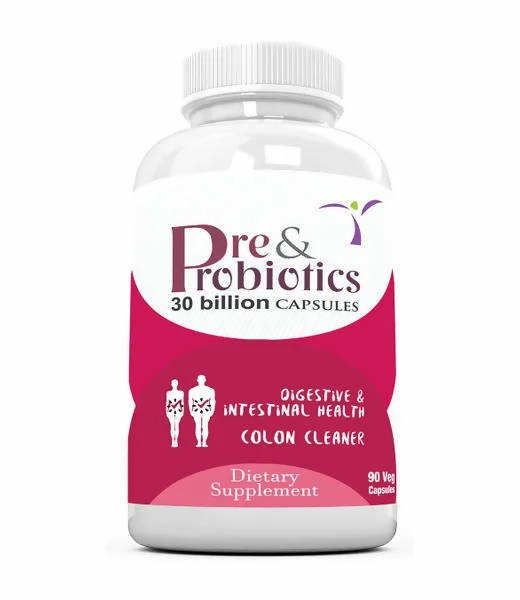 Ramini Bio Nutrition Pre & Probiotics 30 Billion Veg Capsules - Distacart