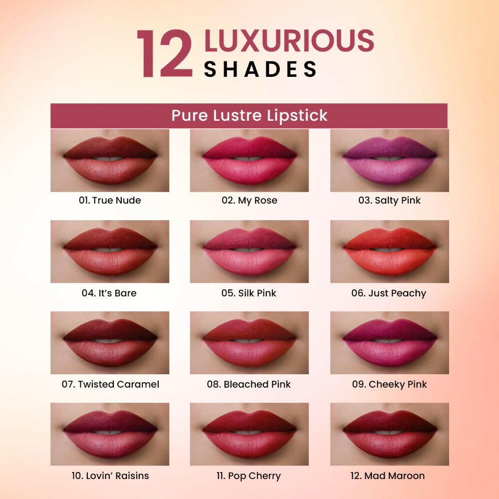 Swiss Beauty High Shine Finish Smooth Glide Pure Lustre Lipstick - 11 Pop Cherry