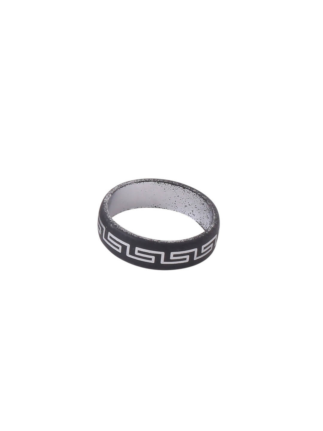 NVR Men's Silver Metal Ring