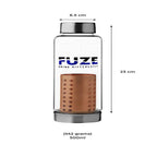 Fuze Glass Bottle With Pure Copper Filter