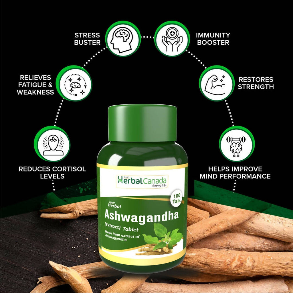 Herbal Canada Ashwagandha Extract Tablets - Distacart