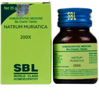 SBL Homeopathy Natrum Muriaticum Tablet 200X
