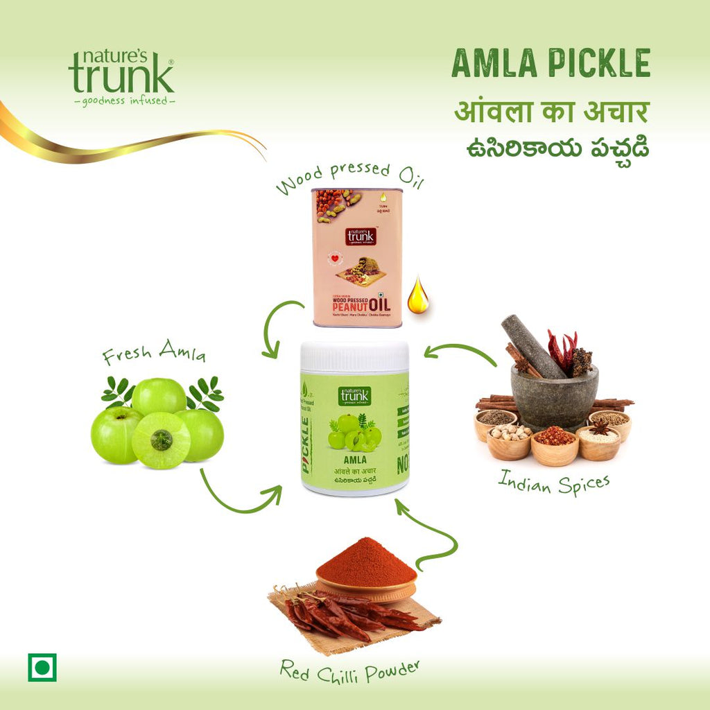 Nature's Trunk Homemade Amla Pickle - Distacart