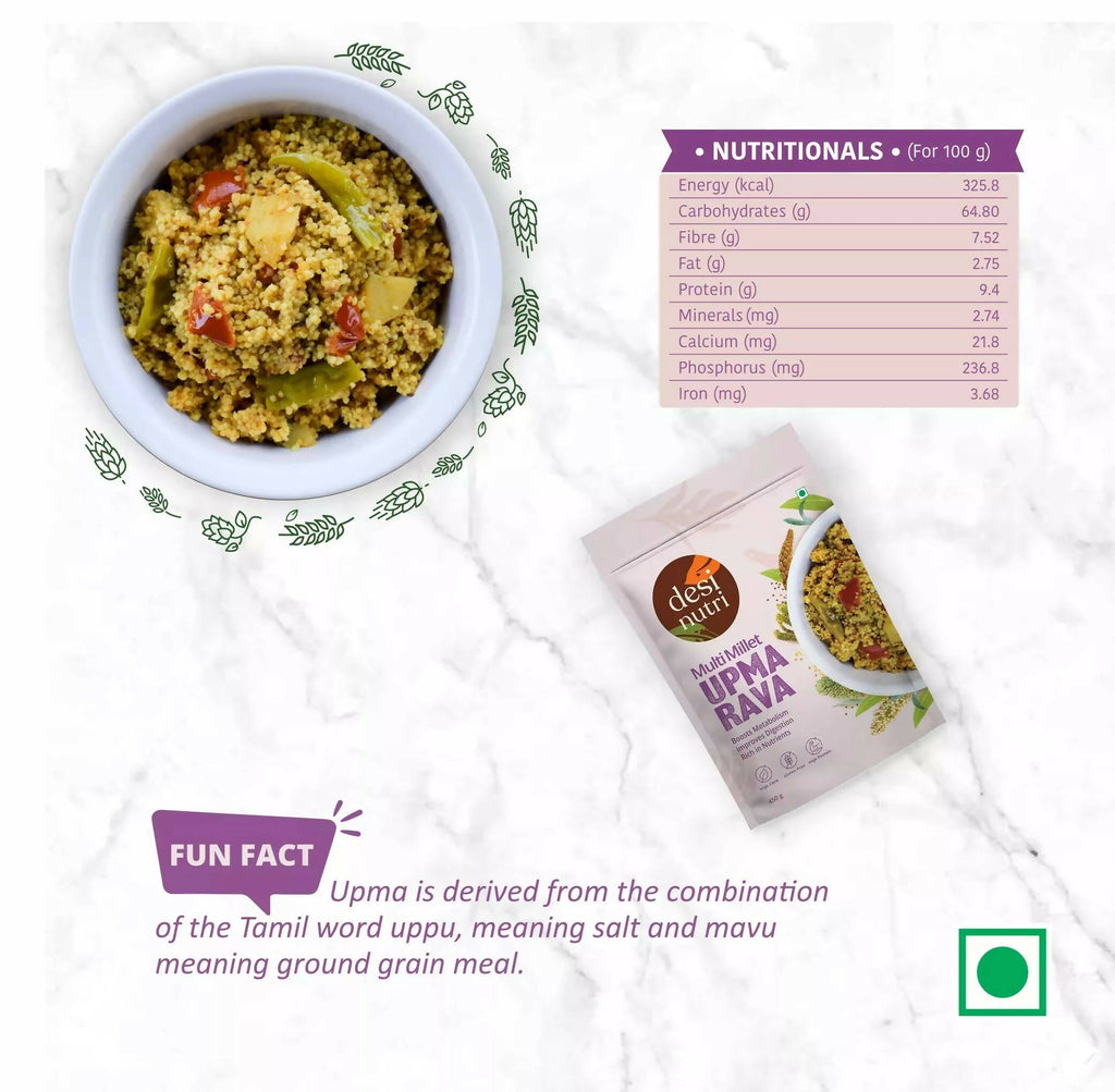 Desi Nutri Multi Millet Upma Rava - Distacart