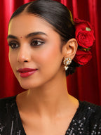 Ruby Raang Ivory Studs Earring - Distacart
