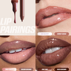 Huda Beauty Icy Nude Faux Filler Lip Gloss - She Fire