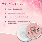 Globus Naturals Cold Cream with Goodness of Rose & Oatmeal For Glowing and Hydrated Skin, All Skin Types