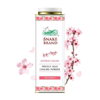 Snake Brand Japanese Sakura Prickly Heat Cooling Talcum Powder