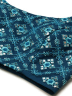 House of Panchhi Teal Net Sequinse Work Lehenga & Blouse, Dupatta