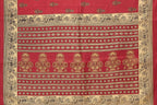 Vamika maroon Printed Art Silk Saree