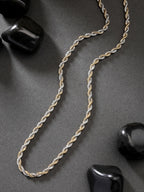 NVR Men's Rhodium-Plated Stainless Steel Chain