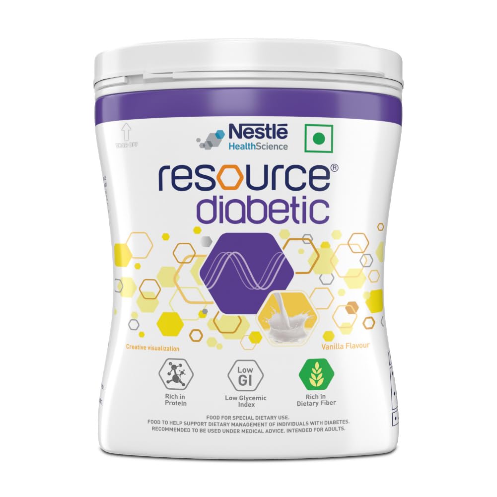 Nestle Resource Diabetic Protein Powder - Vanilla Flavor - Distacart