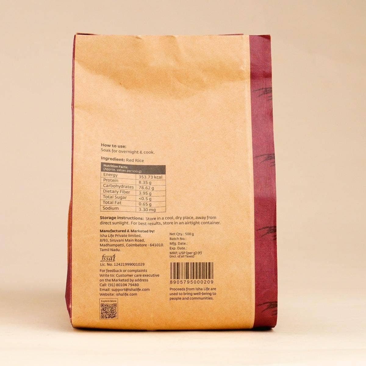 Isha Life Red Rice