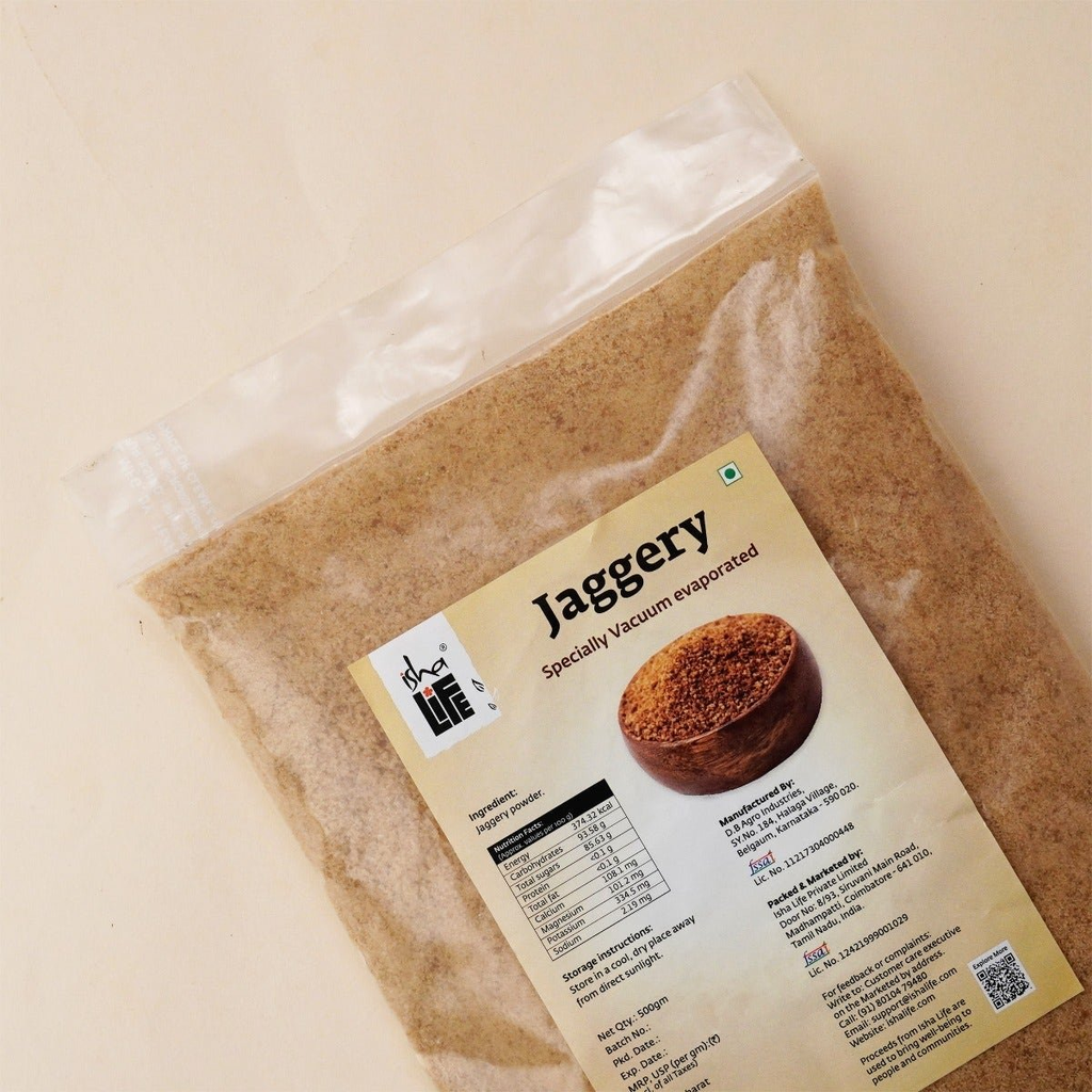 Isha Life Vacuum Evaporated Jaggery