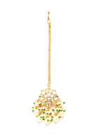 Kundan Maang Tikka (Gold) - Ruby Raang - Distacart