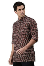 Janasya Men's Brown Cotton Kurta - Distacart