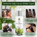 Him Ayurveda Green Tea Bringha Hair Cleanser Ayurvedic Shampoo For Hair Growth & Hair Fall Control
