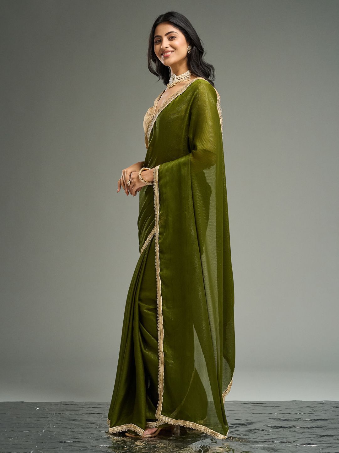 kasee Embellished EmbroideredSaree - Distacart