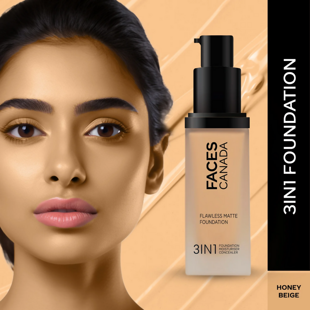 Faces Canada Flawless Matte Foundation - Honey Beige 031