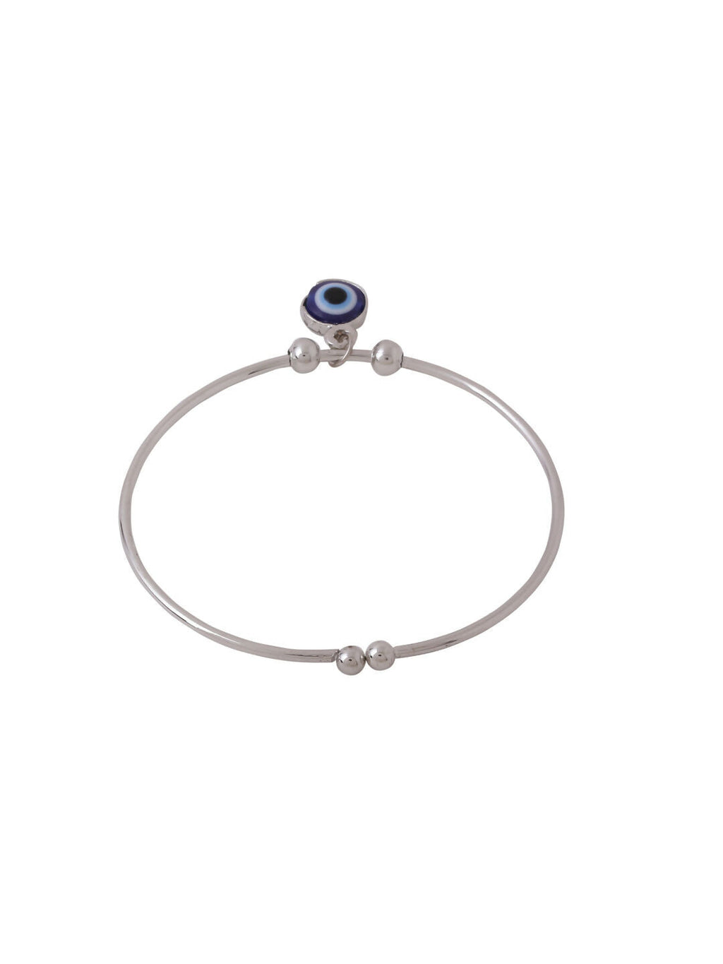 NVR Women Silver-Plated Evil Eye Rakhi With Roli Chawal - Distacart