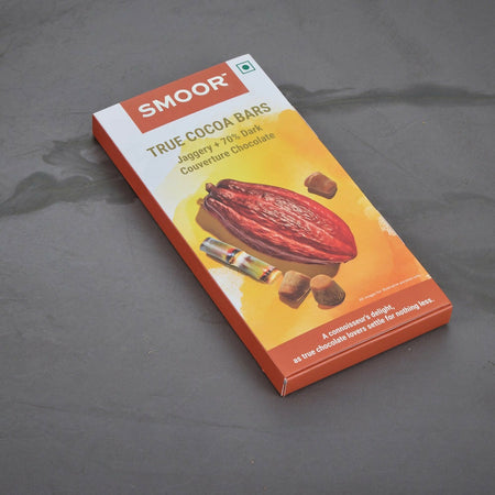 Smoor True Cocoa Bars Jaggery + 70% Dark Couverture Chocolate