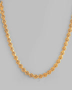 VOJ Gold-Polished Designer Contemporay Chain For Men
