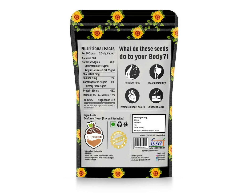 Ultranosh Premium Quality Sunflower Seeds