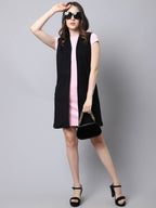 Even Apparels Black Polywool Open Front Corduroy Women's Long Coat - Distacart