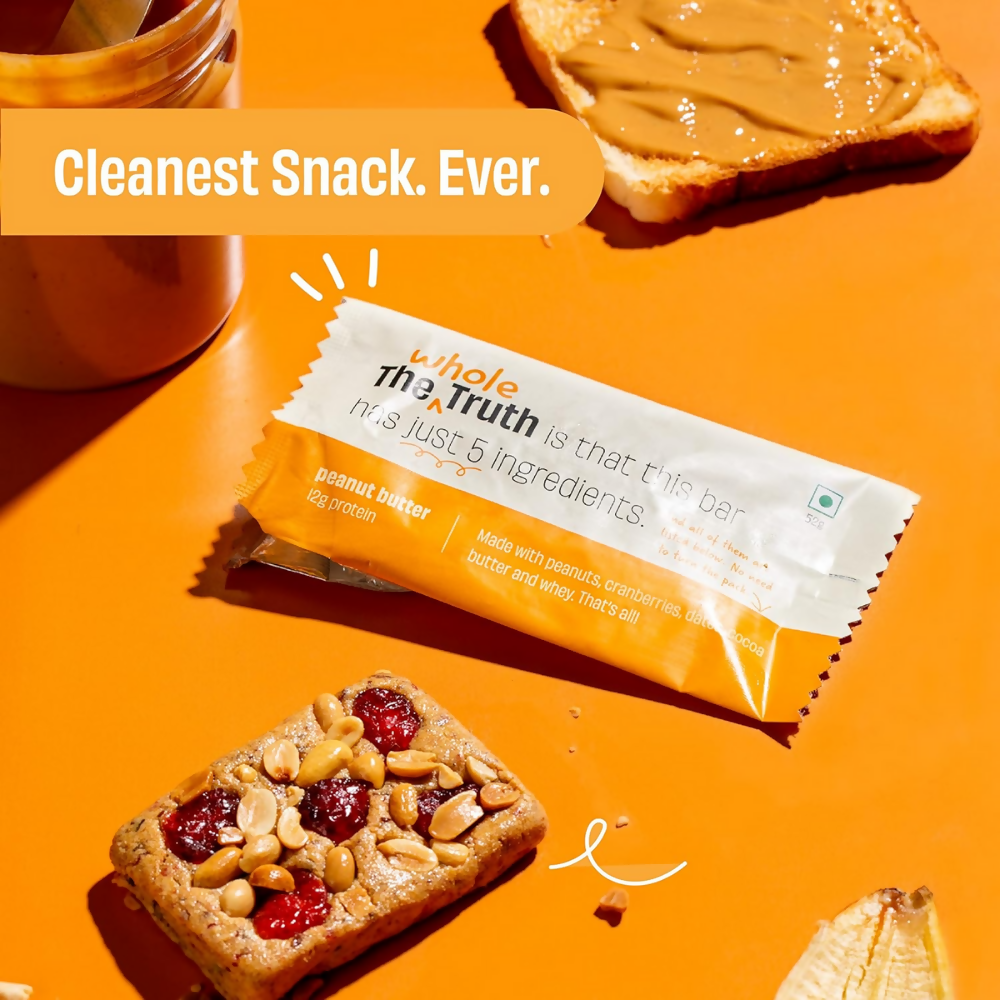 The Whole Truth Protein Bars - Peanut Butter - Distacart